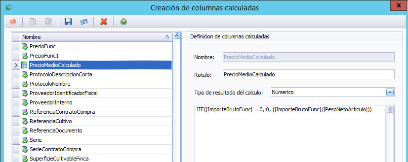 creacion de columnas erpagro 1